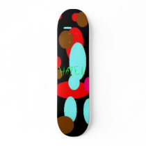 , HAZEL dotty Custom Skate Board