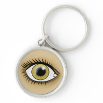 Hazel Eye icon Key Chains