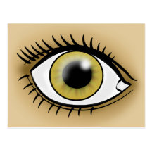 Hazel Eye icon Post Card