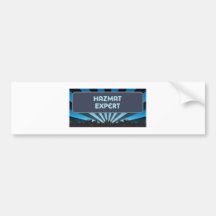 Hazmat Expert Marquee Bumper Stickers