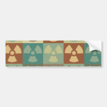 Hazmat Pop Art Bumper Stickers