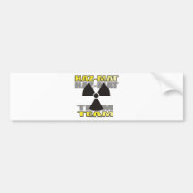 HAZMAT TEAM BUMPER STICKER