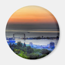 Hazy Morning Fridge Magnets