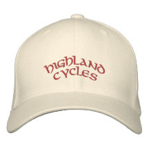 HC embroidered hat in white