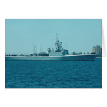 HCMS Saskatchewan", Canadian Navy destroyer escort Card