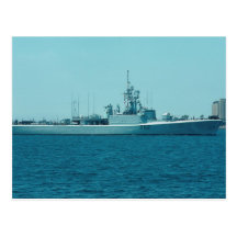 HCMS Saskatchewan", Canadian Navy destroyer escort Postcard