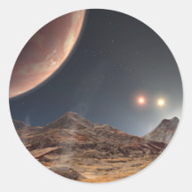 HD 188753 ROUND STICKER