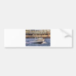 HDR Boat Boats Boardwalk Fishing Bumper Stickers