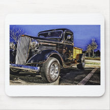 HDR GMC Classic Truck Old School Mouse Pads