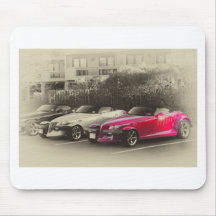 HDR Prowlers Black White Red Showing Mouse Pad
