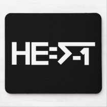 HE=√-1  (HE is Imaginary) [HE = Square Root of -1] Mouse Pads