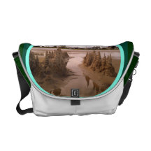 He builds cities of sandcastles. courier bags