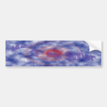 He Is My Saviour Bumper Sticker (Faded)