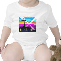 He is risen cross Christian Gift design Creeper