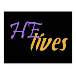HE Lives Postcard