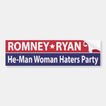 He-Man Woman Haters Party Bumper Stickers