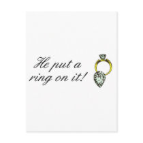 He Put A Ring On It
