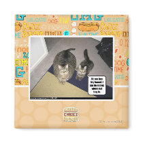 He sez hes big boned. refrigerator magnet