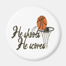 He Shoots...He Scores Refrigerator Magnets