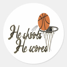 He Shoots...He Scores Stickers