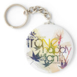 He who would travel happily must travel lightly keychains