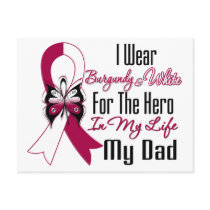 Head and Neck Cancer Hero My Dad Post Card