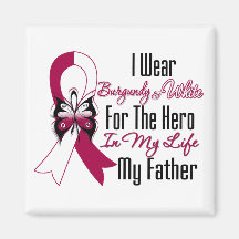 Head and Neck Cancer Hero My Father Magnet