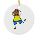 Head Lice Kid Christmas Ornament