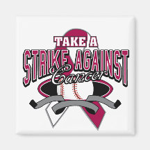 Head Neck Cancer Take A Strike Refrigerator Magnet
