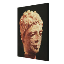 Head of a Divinity Canvas Print