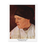 Head Of A Peasant Girl By Wilhelm Leibl Post Cards