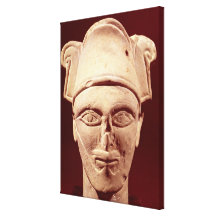 Head of a Semite chief with Egyptian influence Gallery Wrap Canvas