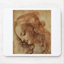 Head of a Woman mousepads