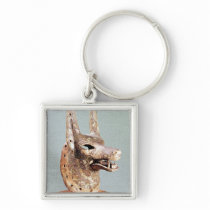 Head of Anubis, with a hinged jaw keychains