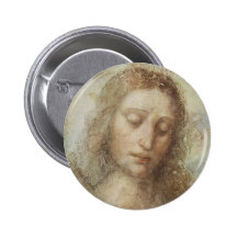 Head of Christ by daVinci Button