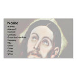 Head Of Christ By Greco El Business Card Template