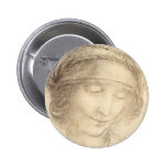 Head of Saint Anne Pinback Buttons