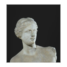 Head of the Venus de Milo, c.100 BC Stretched Canvas Print