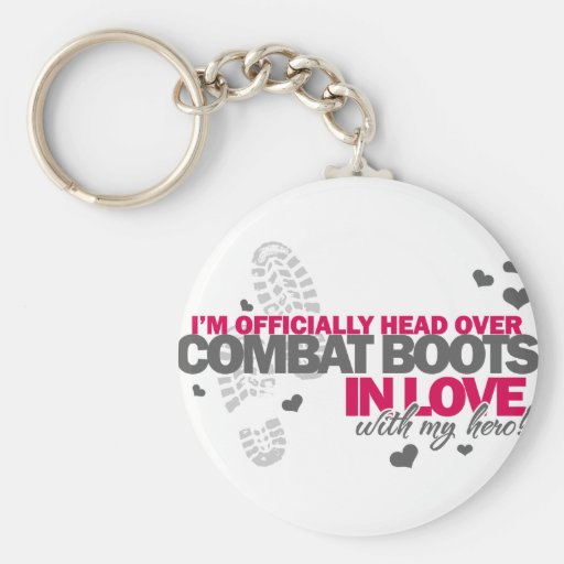 Head over Combat Boots Key Chain