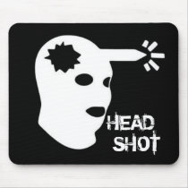 HEAD SHOT MOUSE MAT