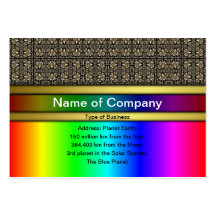 Headache Inducing Grid Business Card