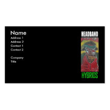 HEADBAND HYBRIDS BUSINESS CARDS