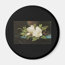 Heade Giant Magnolias Fridge Magnets
