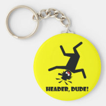 HEADER DUDE 10 KEYCHAIN