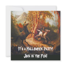 Headless Horseman Pursuing Ichabod Crane Personalized Invitation