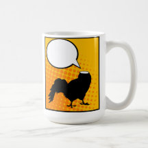 Headless rooster coffee mugs