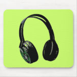 Headphone Pop Art Mouse Pad