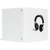 Headphones Vinyl Binder