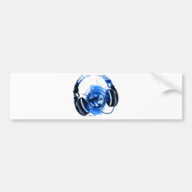 Headphones Bumper Stickers