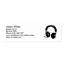 Headphones Business Card